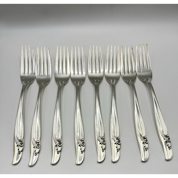 Rogers Bros Vintage SilverPlate Exquisite Int'l Silver Service for 8, 4 pc setti - Picture 11 of 16